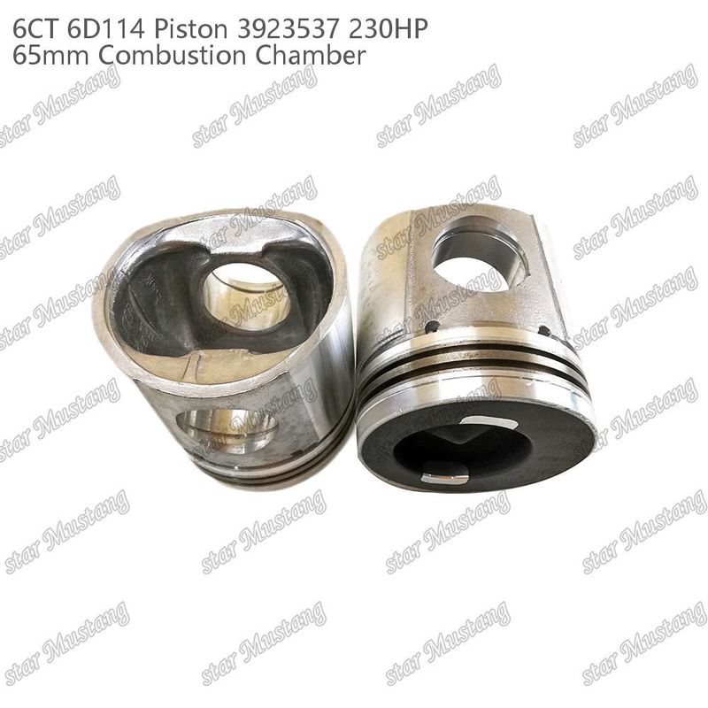 Piston 6CT 6D114 230HP 3923537 65mm Chambre de combustion Pour les pièces de réparation des moteurs diesel Cummins