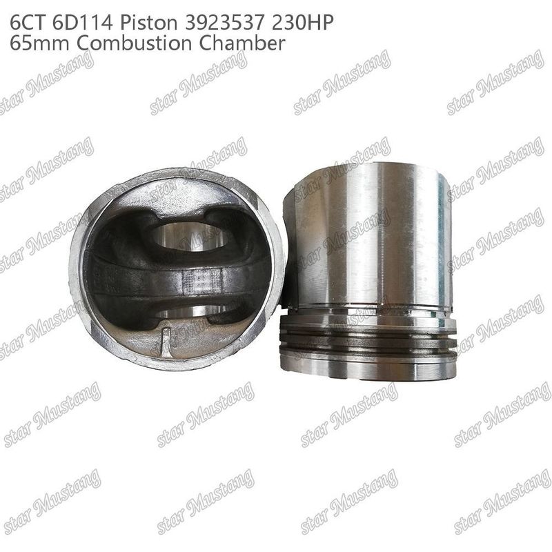 Piston 6CT 6D114 230HP 3923537 65mm Chambre de combustion Pour les pièces de réparation des moteurs diesel Cummins