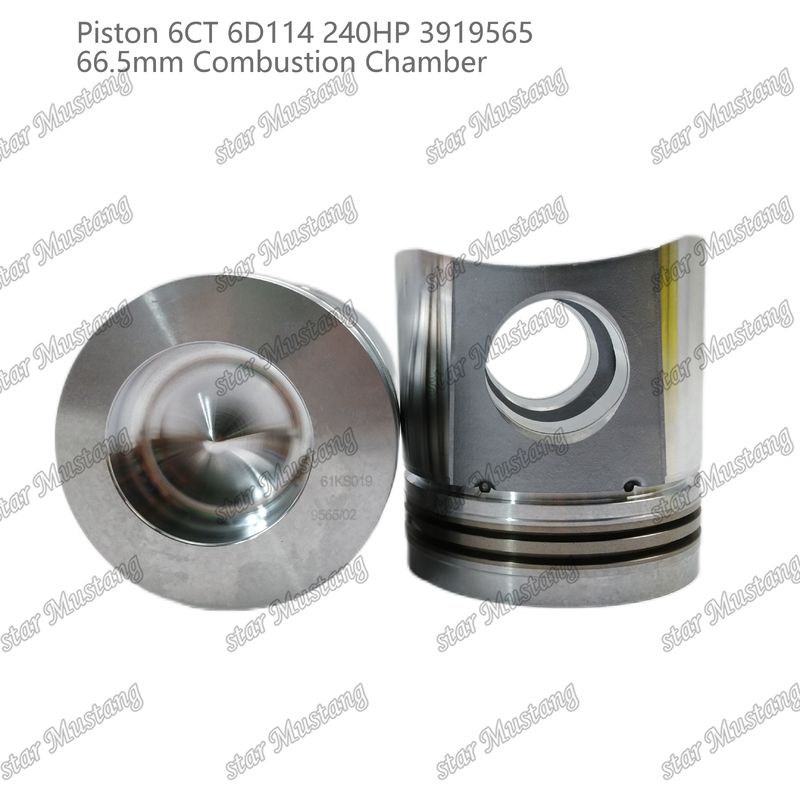 Piston 6CT 6D114 240HP 3919565 66,5 mm Chambre de combustion Pour les pièces de réparation de moteurs diesel Cummins