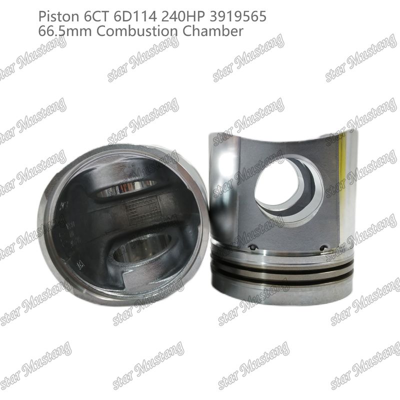 Piston 6CT 6D114 240HP 3919565 66,5 mm Chambre de combustion Pour les pièces de réparation de moteurs diesel Cummins
