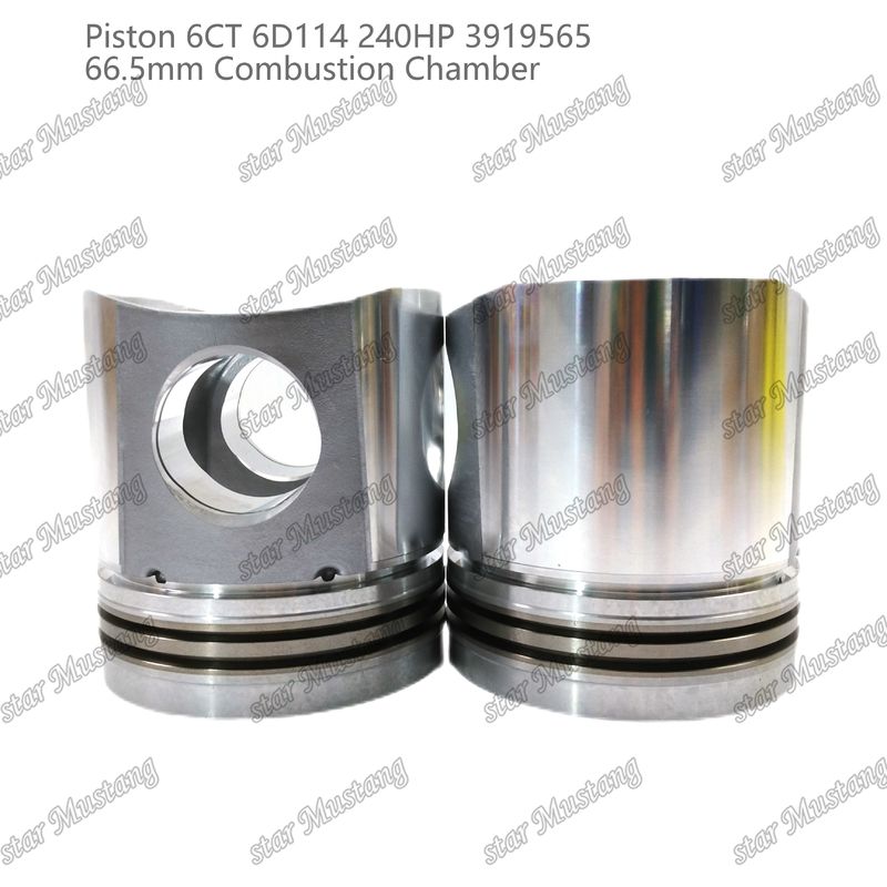 Piston 6CT 6D114 240HP 3919565 66,5 mm Chambre de combustion Pour les pièces de réparation de moteurs diesel Cummins