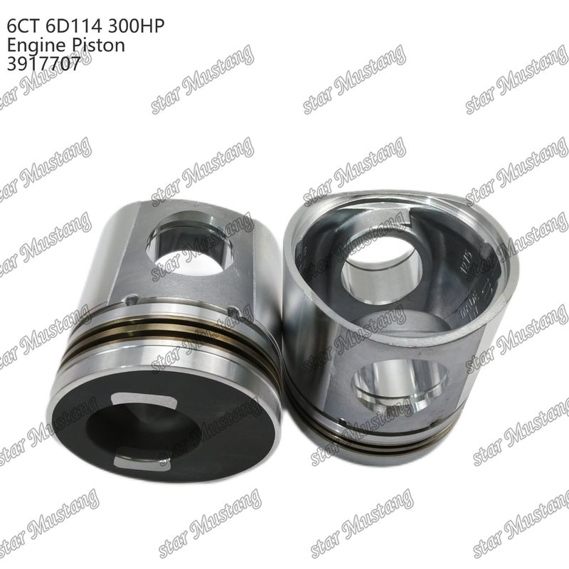 Piston 6CT 6D114 300HP 3917707 Chambre de combustion de 55 mm Pour les pièces de réparation de moteurs diesel Cummins