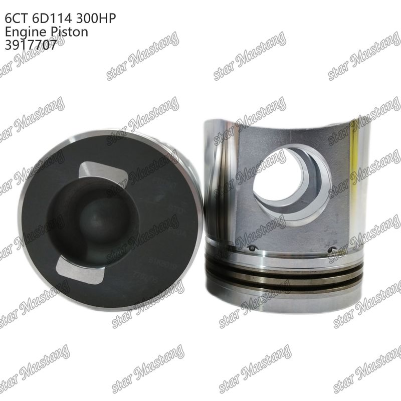 Piston 6CT 6D114 300HP 3917707 Chambre de combustion de 55 mm Pour les pièces de réparation de moteurs diesel Cummins