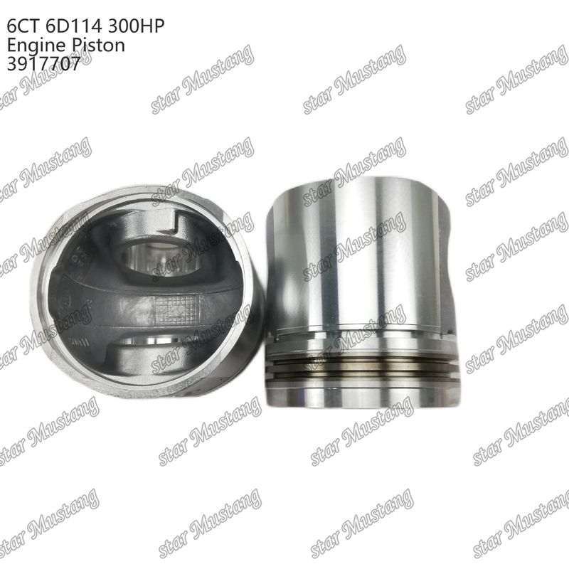 Piston 6CT 6D114 300HP 3917707 Chambre de combustion de 55 mm Pour les pièces de réparation de moteurs diesel Cummins