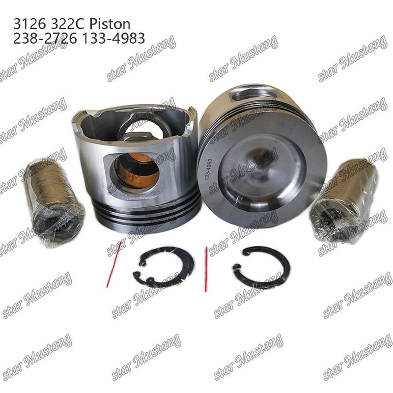 Piston avec broche 3126 322C taille de chambre 74mm 238-2726 133-4983