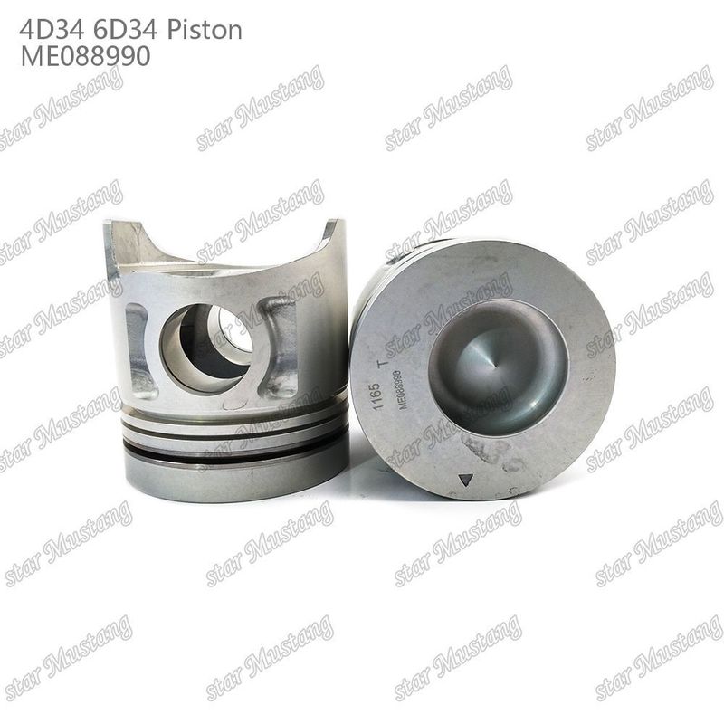 4D34 Moteur Piston trou d'épingle 36mm avec Alfin sans galerie d'huile ME088990 Pour les pièces de rechange du moteur Mitsubishi