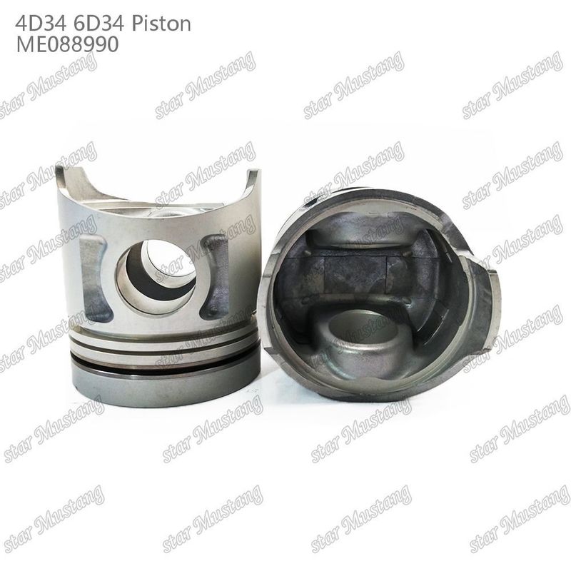 4D34 Moteur Piston trou d'épingle 36mm avec Alfin sans galerie d'huile ME088990 Pour les pièces de rechange du moteur Mitsubishi