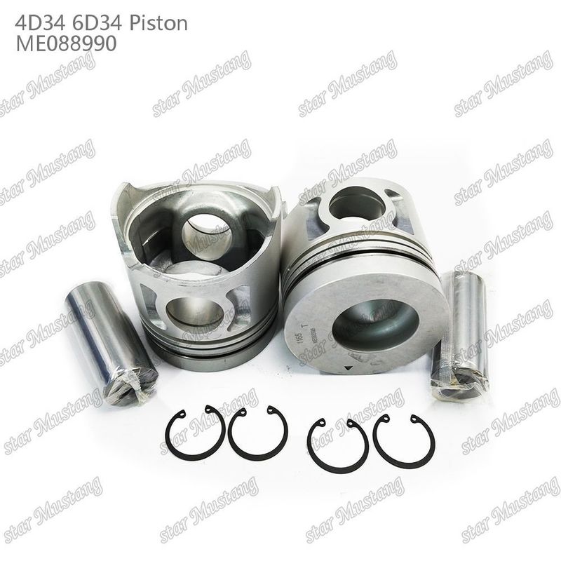 4D34 Moteur Piston trou d'épingle 36mm avec Alfin sans galerie d'huile ME088990 Pour les pièces de rechange du moteur Mitsubishi