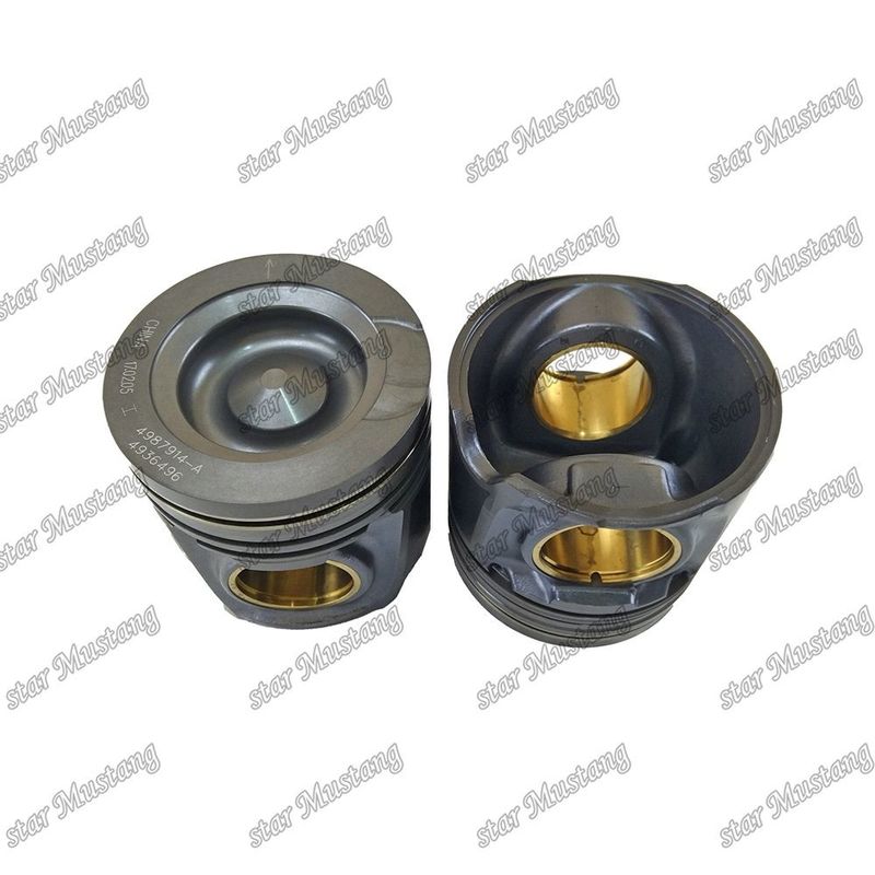 Piston 8.9L 6LTAA ISB6.7 ISB6.7L 4987914 4936496 Pour pièces de réparation de moteurs diesel Cummins