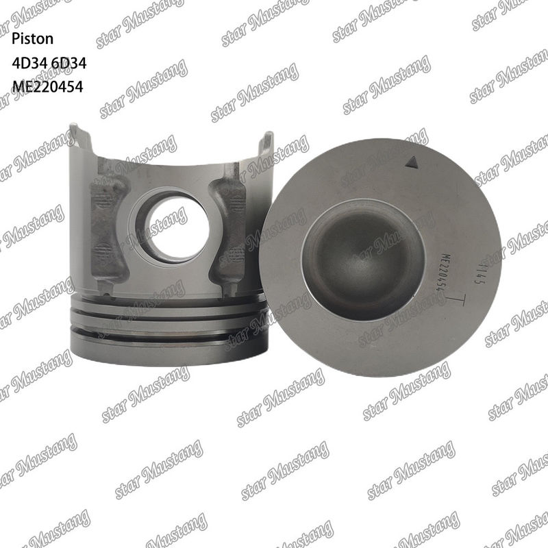 6D34 Moteur Piston trou d'épingle 36mm avec Alfin avec Galerie d'huile ME220454 Pour les pièces de rechange de moteur Mitsubishi