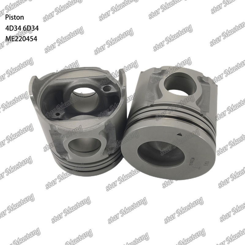 6D34 Moteur Piston trou d'épingle 36mm avec Alfin avec Galerie d'huile ME220454 Pour les pièces de rechange de moteur Mitsubishi