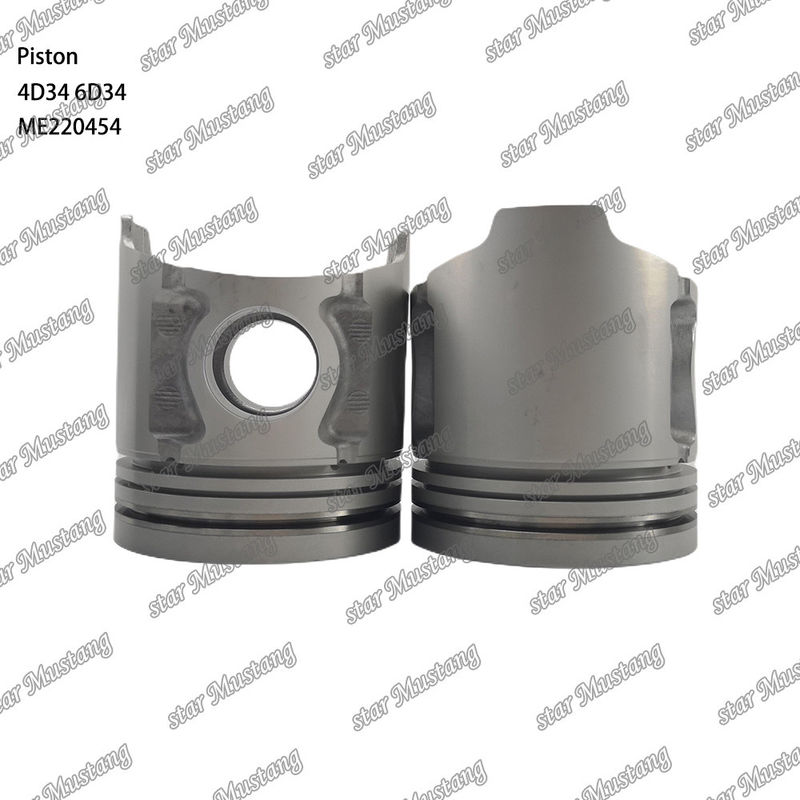6D34 Moteur Piston trou d'épingle 36mm avec Alfin avec Galerie d'huile ME220454 Pour les pièces de rechange de moteur Mitsubishi