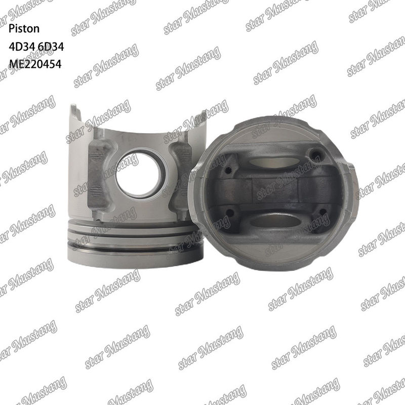 6D34 Moteur Piston trou d'épingle 36mm avec Alfin avec Galerie d'huile ME220454 Pour les pièces de rechange de moteur Mitsubishi