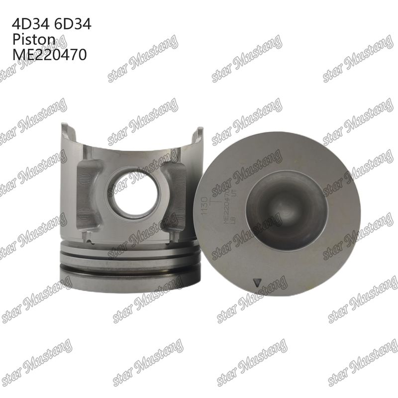 4D34 Moteur Piston trou d'épingle 36mm avec Alfin avec Galerie d'huile ME220470 Pour les pièces de rechange de moteur Mitsubishi