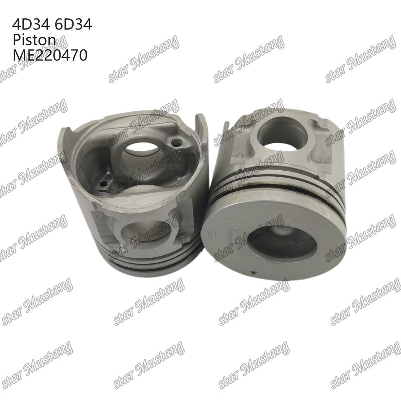 4D34 Moteur Piston trou d'épingle 36mm avec Alfin avec Galerie d'huile ME220470 Pour les pièces de rechange de moteur Mitsubishi