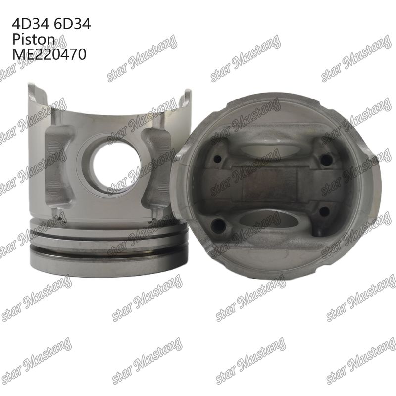 4D34 Moteur Piston trou d'épingle 36mm avec Alfin avec Galerie d'huile ME220470 Pour les pièces de rechange de moteur Mitsubishi
