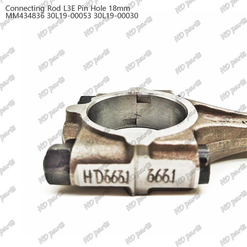 Barre de raccordement L3E trou de broche 18 mm MM434836 30L19-00053 30L19-00030 Pour les pièces de réparation de moteurs diesel Mitsubishi