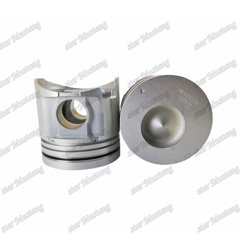 6D16-3AT Chambre de piston du moteur Taille 56 mm 3kx2.5x4 mm Trou de broche 42 mm ME072570 Pour les pièces détachées du moteur Mitsubishi