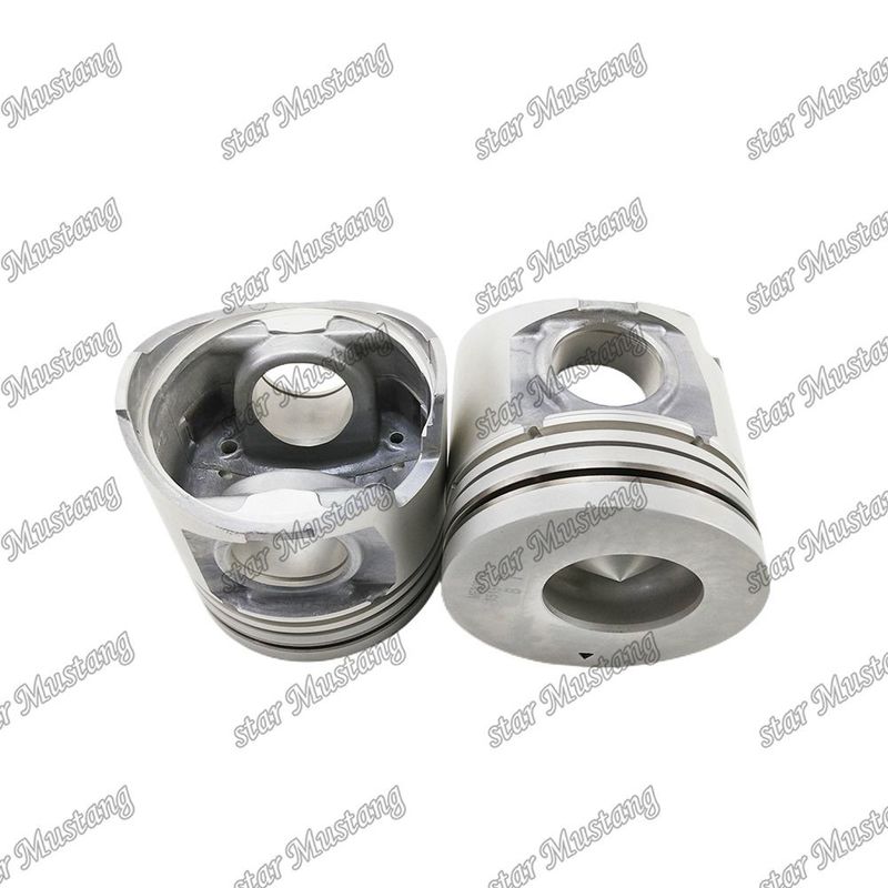 6D16T Chambre de piston du moteur Taille 57mm 3kx2.5x4mm Forêt de broche 42mm ME300199 Pour les pièces de rechange du moteur Mitsubishi