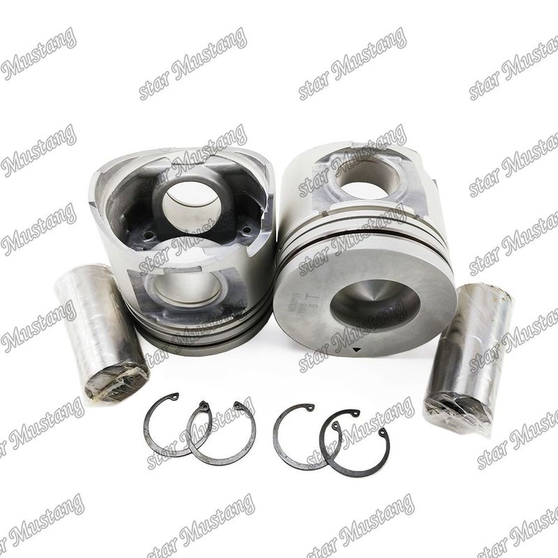 6D16T Chambre de piston du moteur Taille 57mm 3kx2.5x4mm Forêt de broche 42mm ME300199 Pour les pièces de rechange du moteur Mitsubishi