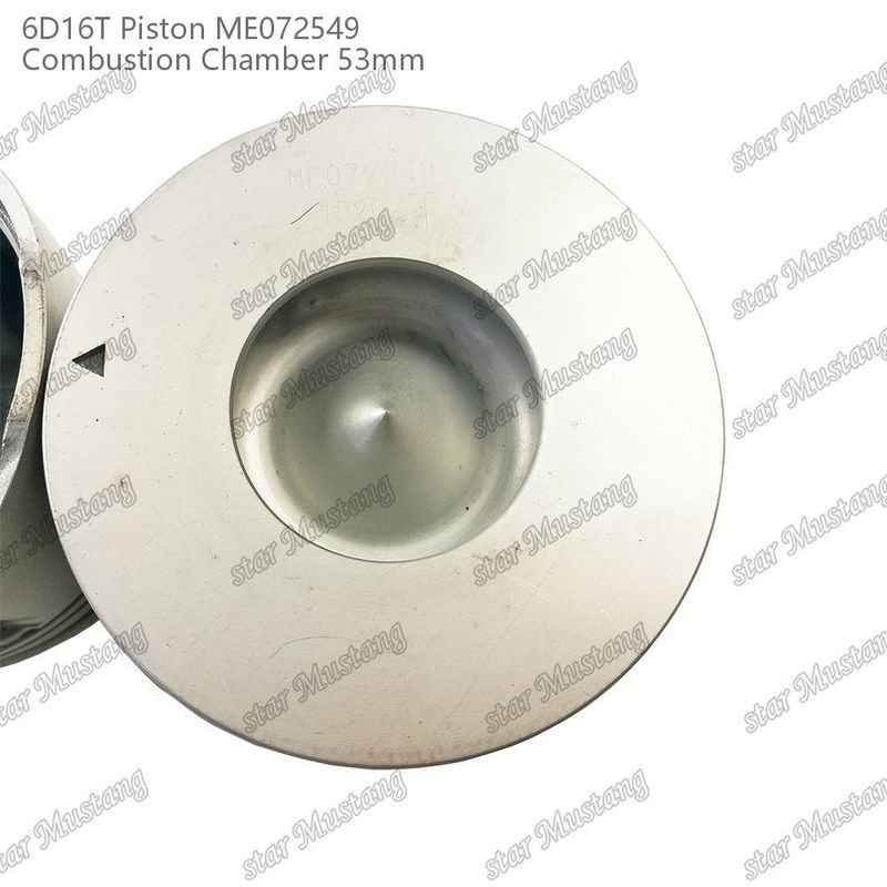 6D16T-24V Chambre à piston du moteur Taille 53mm 3kx2.5x4mm Trou de broche 38mm ME072549 Pour les pièces de rechange du moteur Mitsubishi
