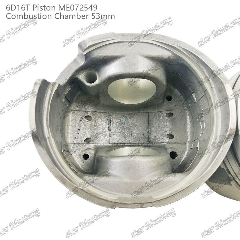 6D16T-24V Chambre à piston du moteur Taille 53mm 3kx2.5x4mm Trou de broche 38mm ME072549 Pour les pièces de rechange du moteur Mitsubishi