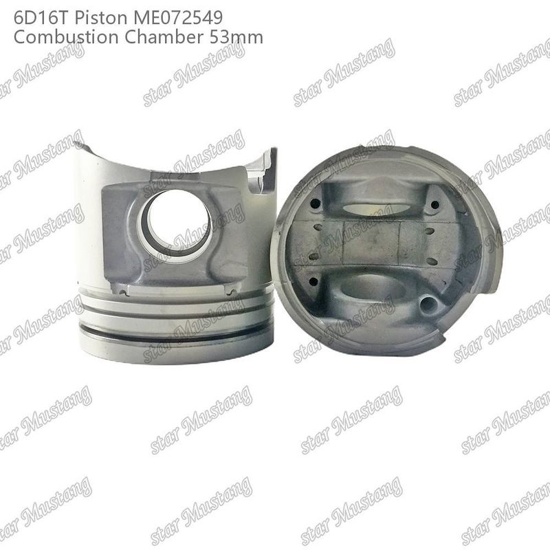 6D16T-24V Chambre à piston du moteur Taille 53mm 3kx2.5x4mm Trou de broche 38mm ME072549 Pour les pièces de rechange du moteur Mitsubishi