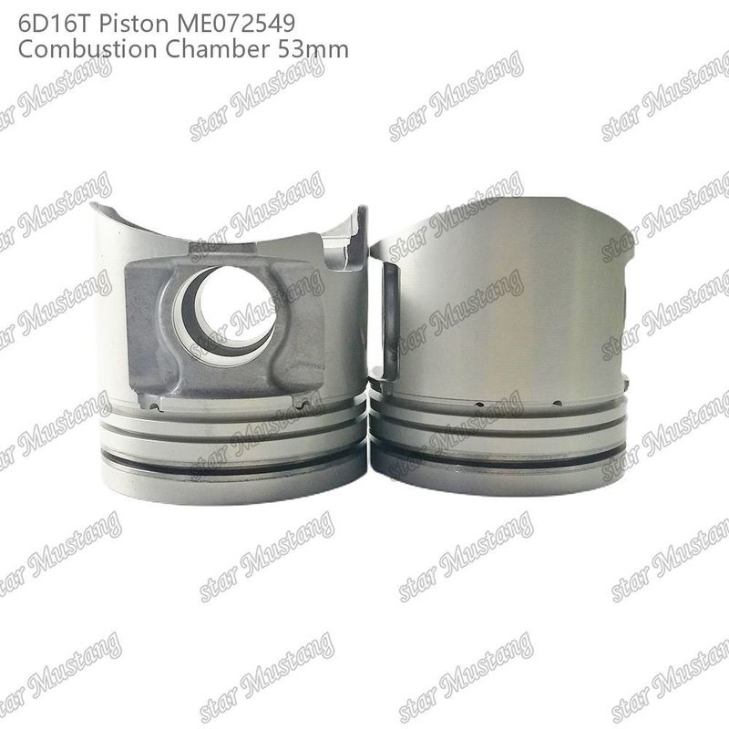 6D16T-24V Chambre à piston du moteur Taille 53mm 3kx2.5x4mm Trou de broche 38mm ME072549 Pour les pièces de rechange du moteur Mitsubishi