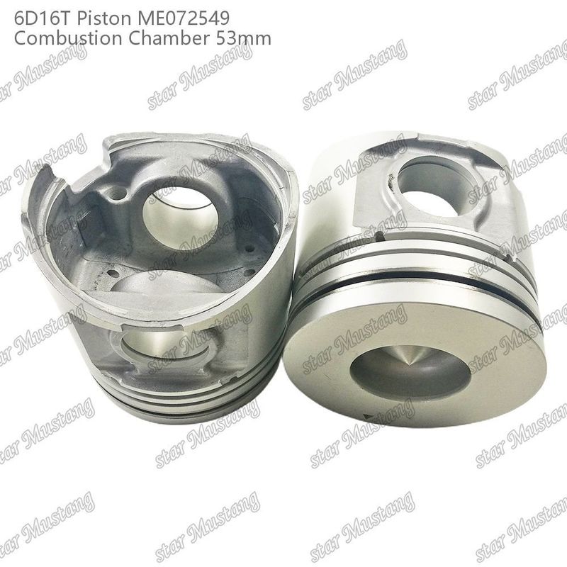 6D16T-24V Chambre à piston du moteur Taille 53mm 3kx2.5x4mm Trou de broche 38mm ME072549 Pour les pièces de rechange du moteur Mitsubishi