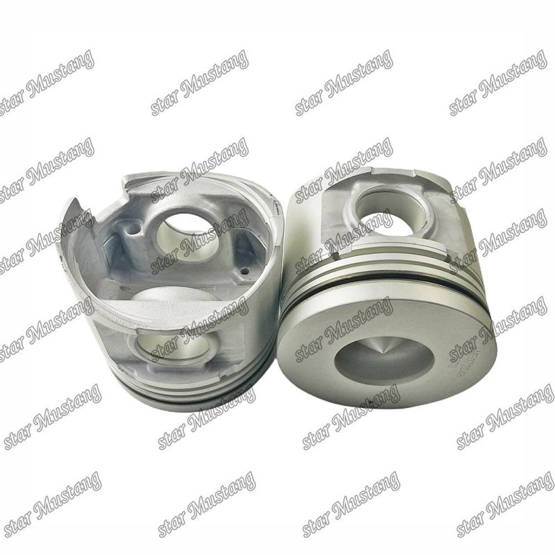 6D17 Chambre de piston du moteur Taille 53 mm 3 × 2,5 × 4 mm Trou de broche 38 mm ME072548 Pour les pièces de rechange du moteur Mitsubishi