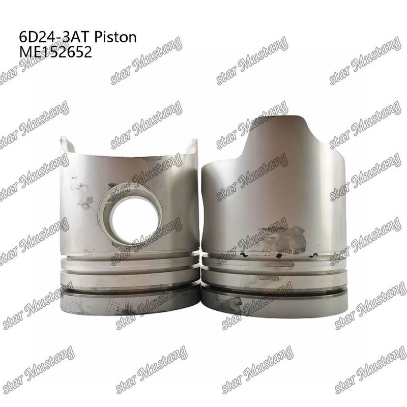 6D24-3AT Chambre à piston moteur Taille 66 mm 3.3Kx3x4mm ME152652 Pour les pièces détachées de moteur Mitsubishi