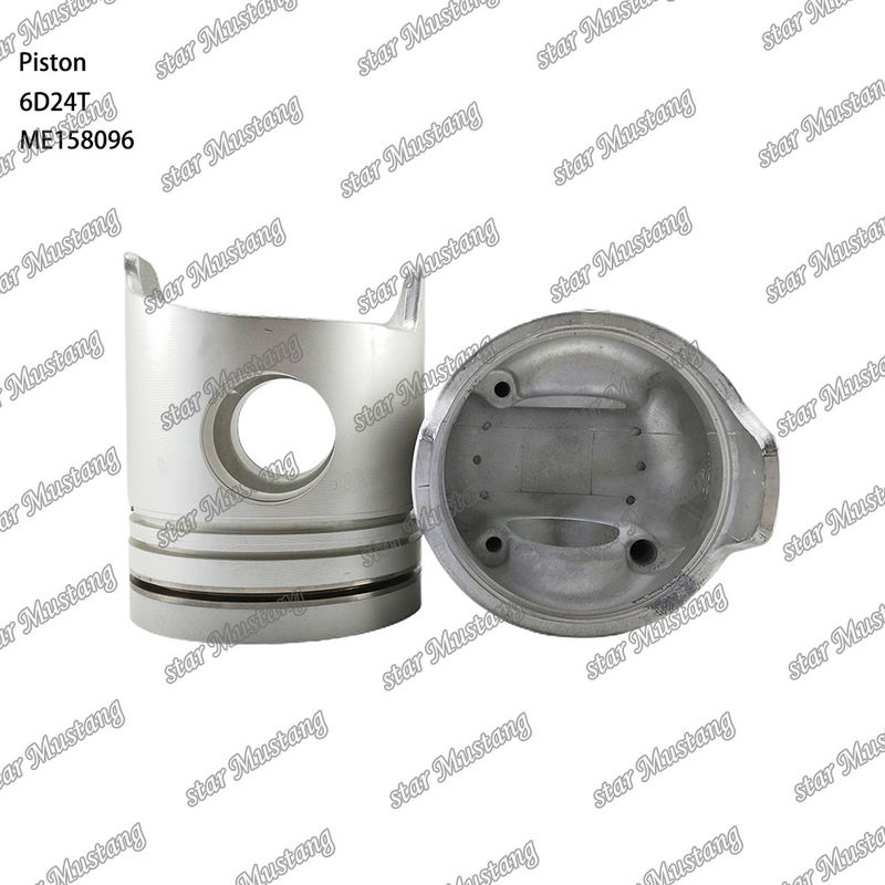 6D24T Chambre à piston moteur Taille 69mm 3.3Kx3x4mm ME158096 Pour les pièces de rechange de moteur Mitsubishi