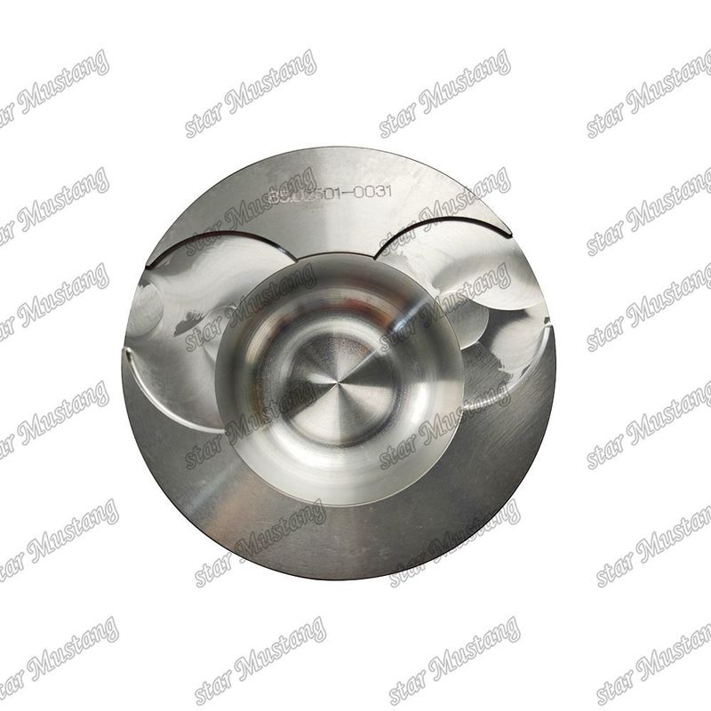 Piston D2366 Fond pointu 65.02501-0031 Pour les pièces de réparation de moteurs diesel Doosan