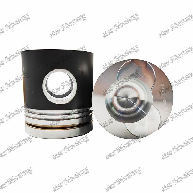 Piston D2366 Fond pointu 65.02501-0031 Pour les pièces de réparation de moteurs diesel Doosan