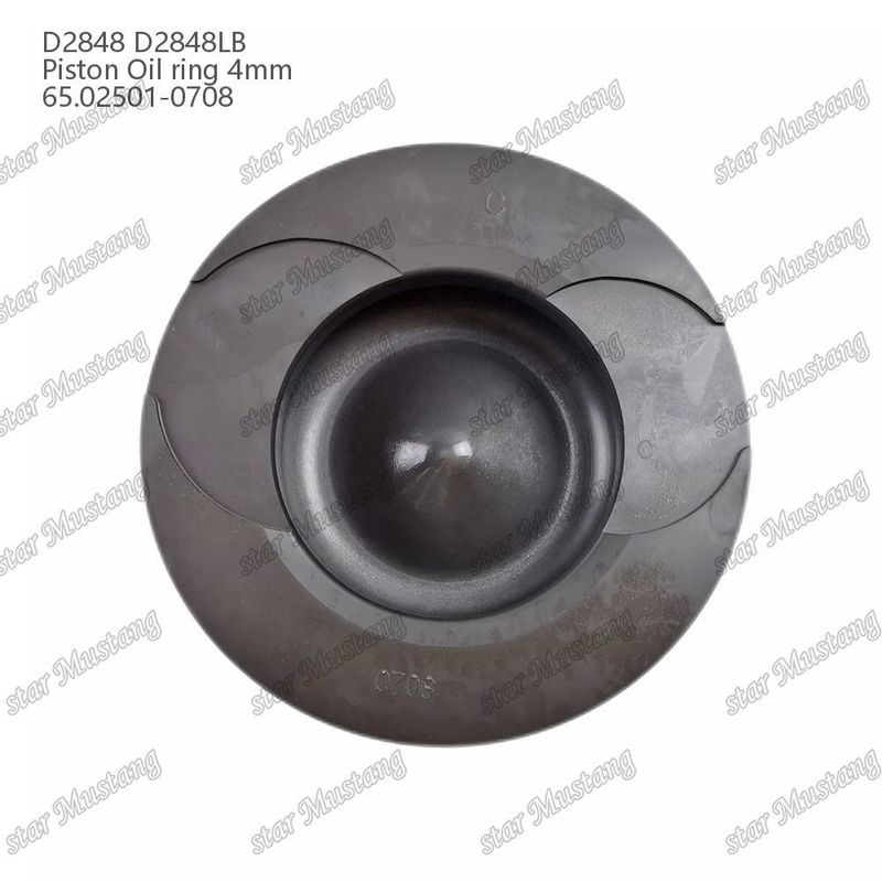 Piston D2848 D2848LB anneau d'huile 4 mm 65.02501-0708 Pour les pièces de réparation de moteurs diesel Doosan