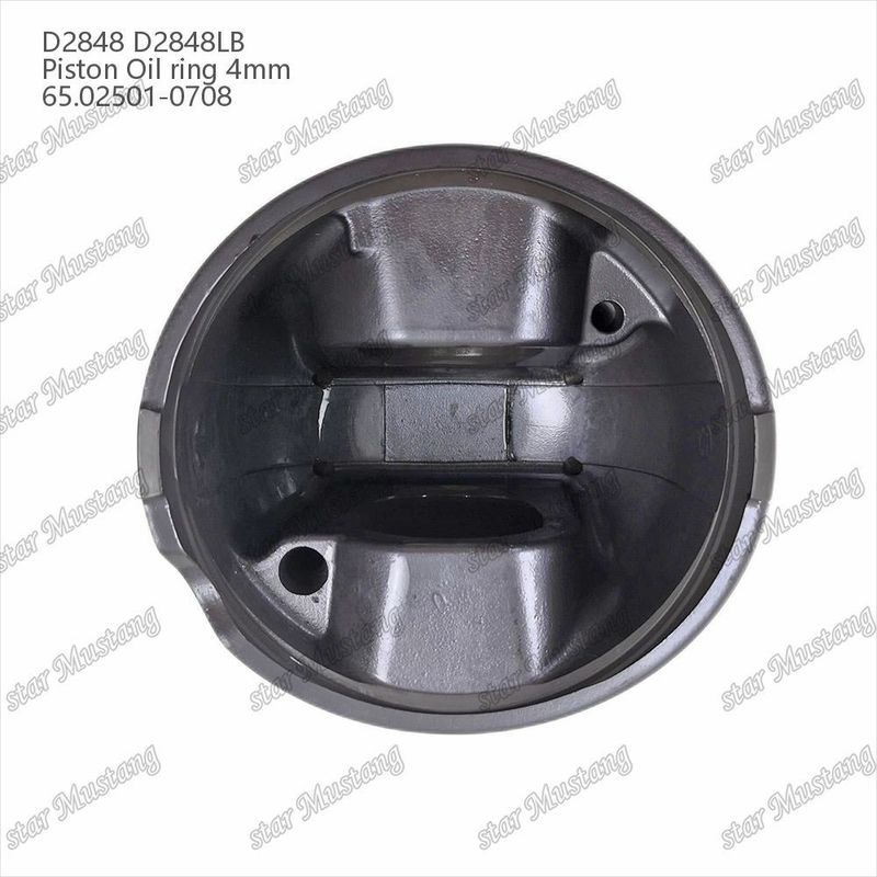 Piston D2848 D2848LB anneau d'huile 4 mm 65.02501-0708 Pour les pièces de réparation de moteurs diesel Doosan