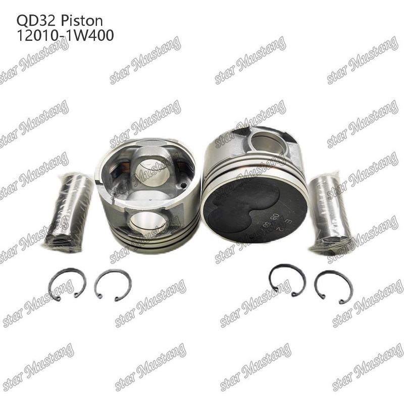 QD32 Piston moteur avec galerie d'huile 12010-1W400 Pour pièces détachées de moteur Mitsubishi