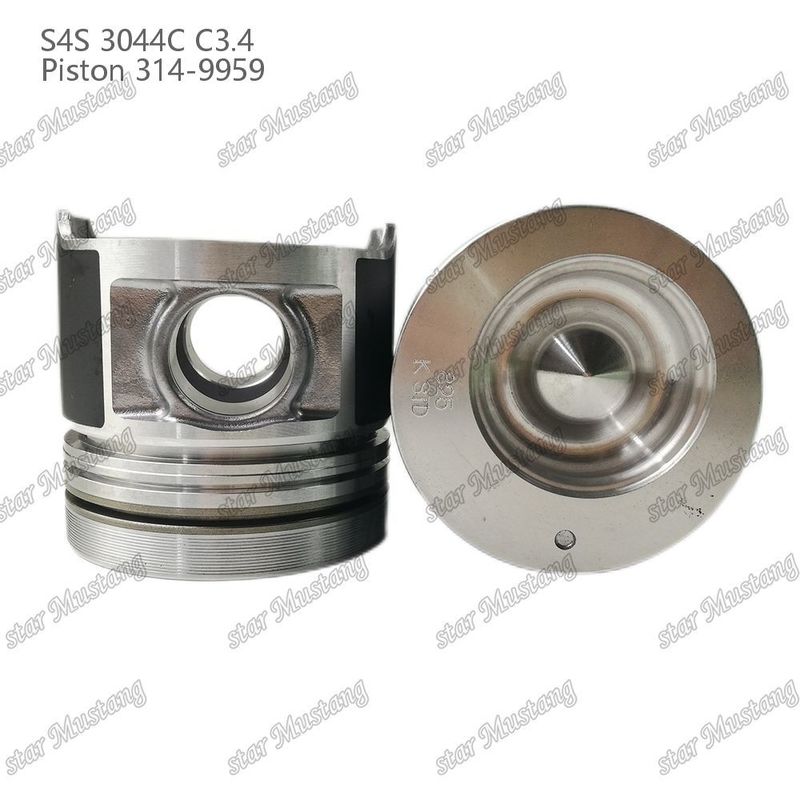 S4S 3044C C3.4 825 Moteur Piston Alfin Chambre Taille 53 mm 60 mm anneau d'huile 4 mm 314-9959 Pour les pièces détachées de moteur Mitsubishi