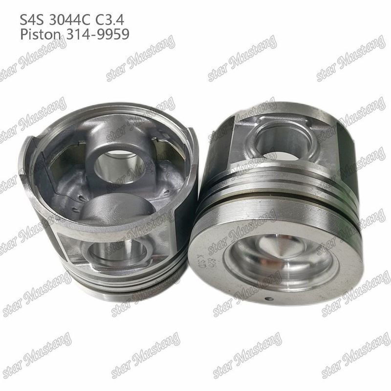 S4S 3044C C3.4 825 Moteur Piston Alfin Chambre Taille 53 mm 60 mm anneau d'huile 4 mm 314-9959 Pour les pièces détachées de moteur Mitsubishi