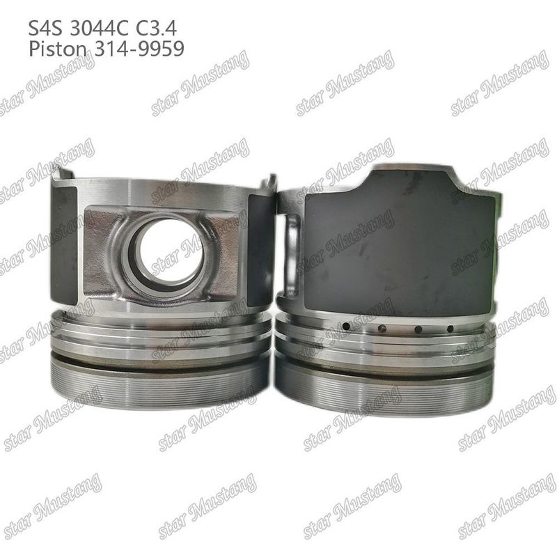 S4S 3044C C3.4 825 Moteur Piston Alfin Chambre Taille 53 mm 60 mm anneau d'huile 4 mm 314-9959 Pour les pièces détachées de moteur Mitsubishi