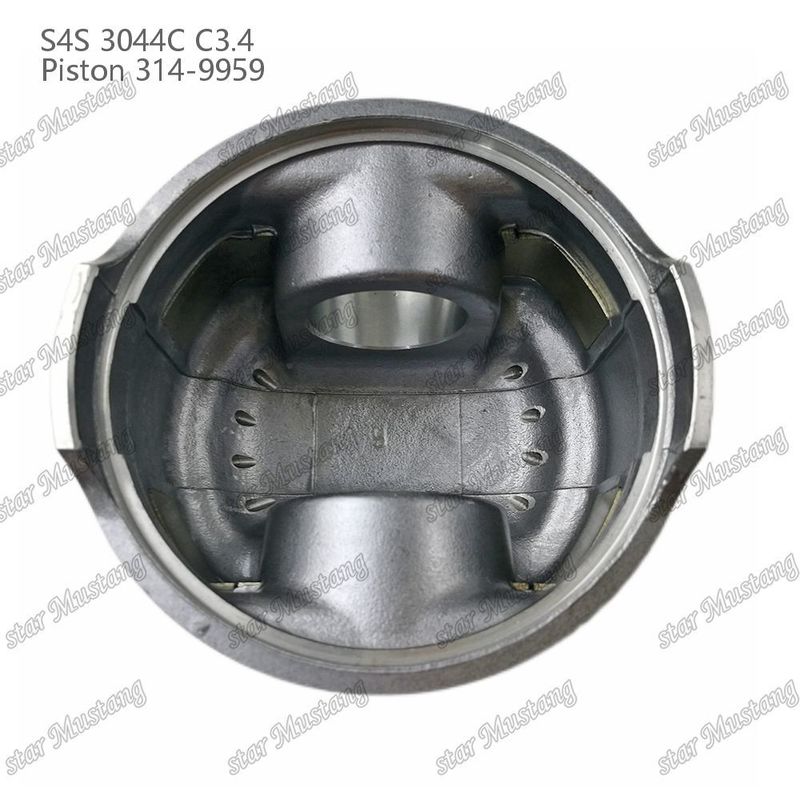 S4S 3044C C3.4 825 Moteur Piston Alfin Chambre Taille 53 mm 60 mm anneau d'huile 4 mm 314-9959 Pour les pièces détachées de moteur Mitsubishi