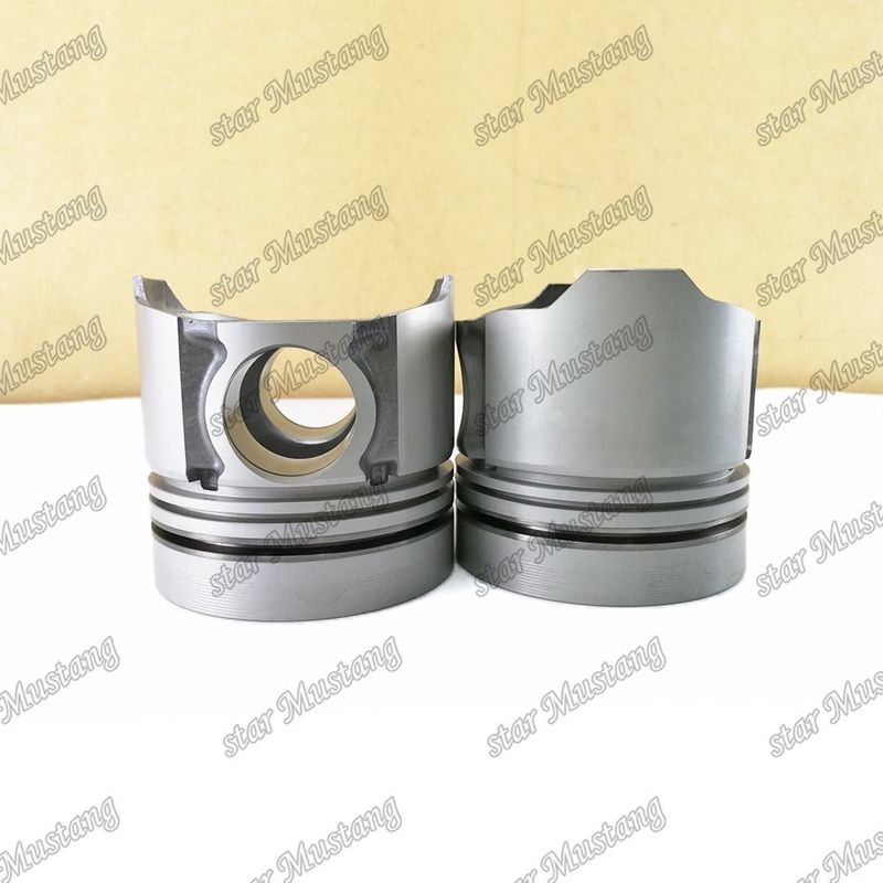 Piston DB58 DH220-7 sans rainure 36 mm trou d'épingle chambre de combustion 56 mm 65.02501-0416 Pour Doosan