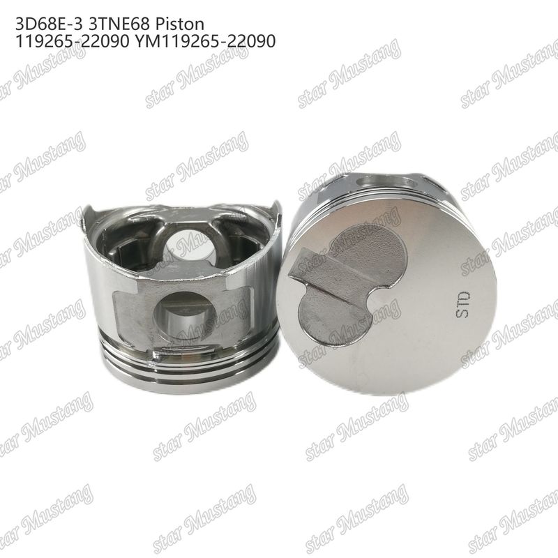 Piston 3D68E-3 3TNE68 Hauteur 53 mm 119265-22090 YM119265-22090 Pour les pièces de réparation de moteurs diesel Yanmar