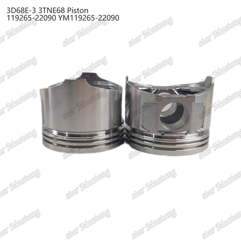 Piston 3D68E-3 3TNE68 Hauteur 53 mm 119265-22090 YM119265-22090 Pour les pièces de réparation de moteurs diesel Yanmar