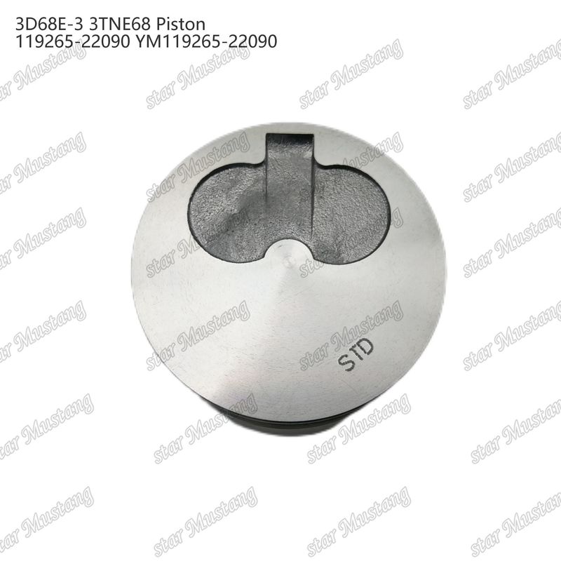 Piston 3D68E-3 3TNE68 Hauteur 53 mm 119265-22090 YM119265-22090 Pour les pièces de réparation de moteurs diesel Yanmar