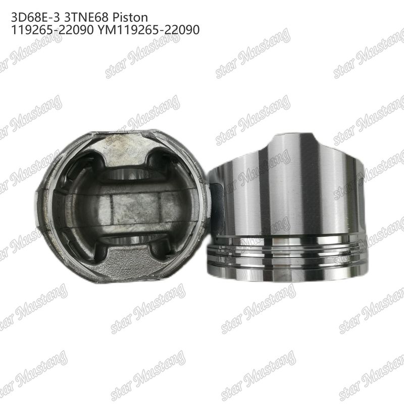 Piston 3D68E-3 3TNE68 Hauteur 53 mm 119265-22090 YM119265-22090 Pour les pièces de réparation de moteurs diesel Yanmar