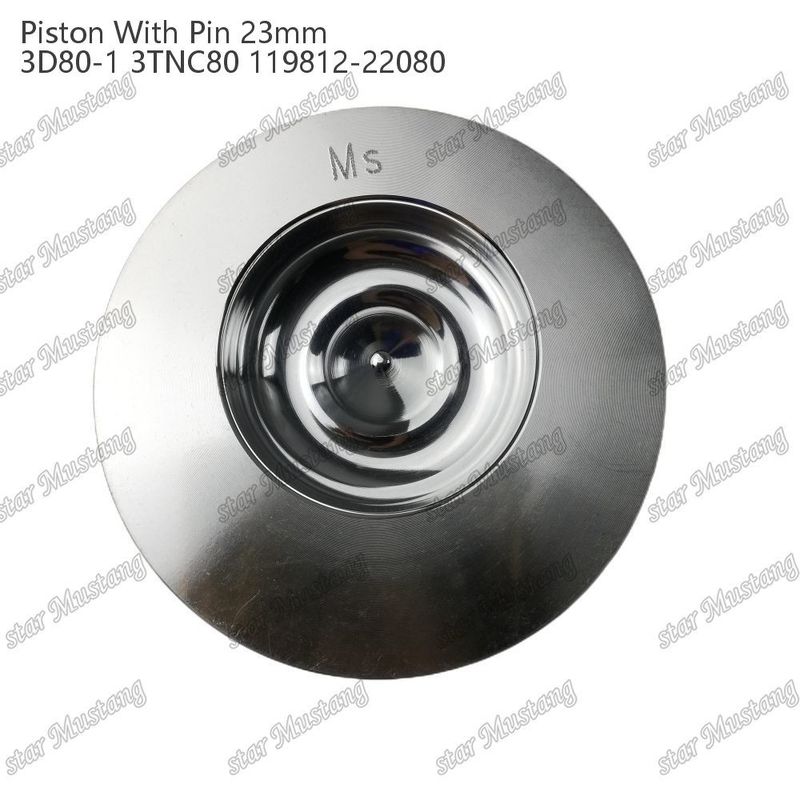 Piston 3D80-1 3TNC80 PIN SIZE 23mm 119812-22080 Pour les pièces de réparation de moteurs diesel Yanmar