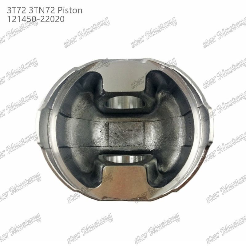 Piston 3TN72 3T72 Fond plat 65.5 mm Hauteur 121450-22020 Pour les pièces de réparation de moteurs diesel Yanmar