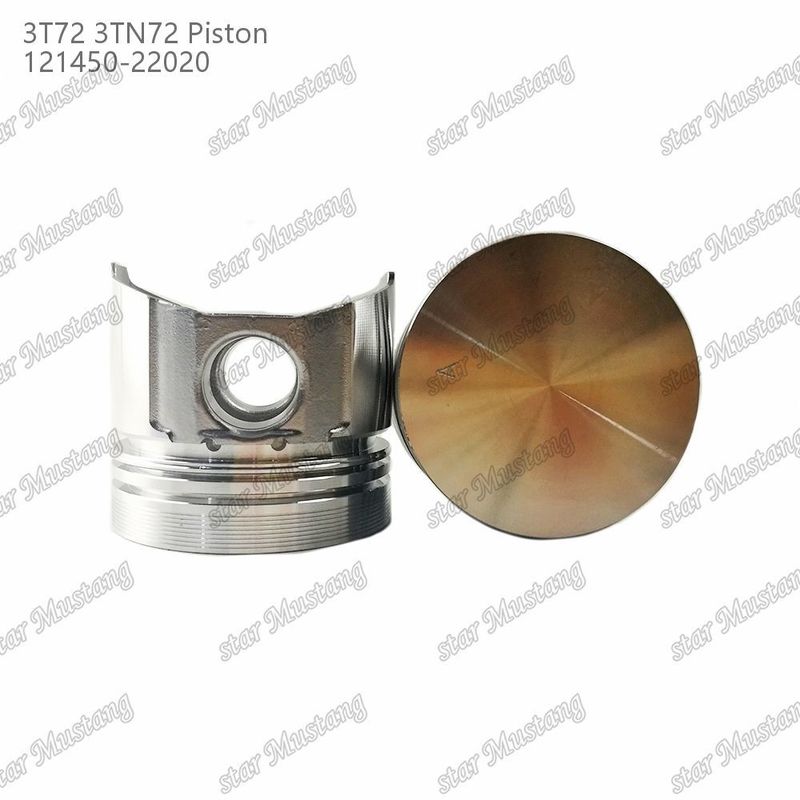 Piston 3TN72 3T72 Fond plat 65.5 mm Hauteur 121450-22020 Pour les pièces de réparation de moteurs diesel Yanmar