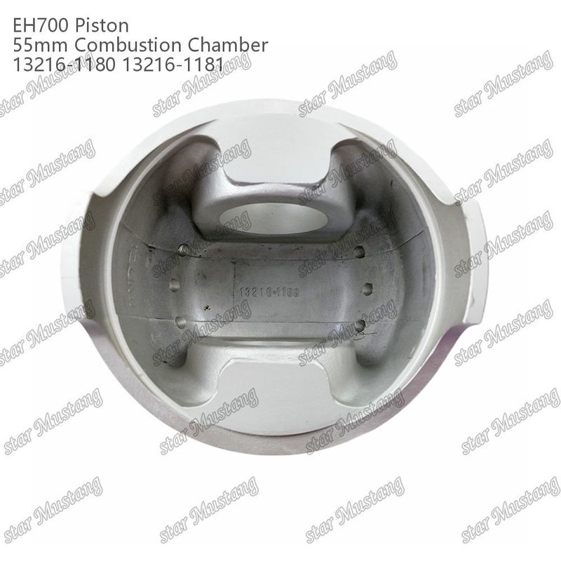 Piston EH700 55 mm chambre de combustion 13216-1181 13216-1180 Pour les pièces de réparation des moteurs diesel Hino